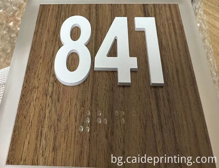 Stainless Steel Braille Sign